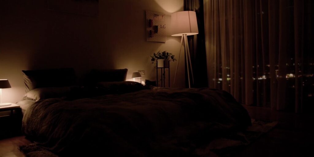 6.1 bedroom at night