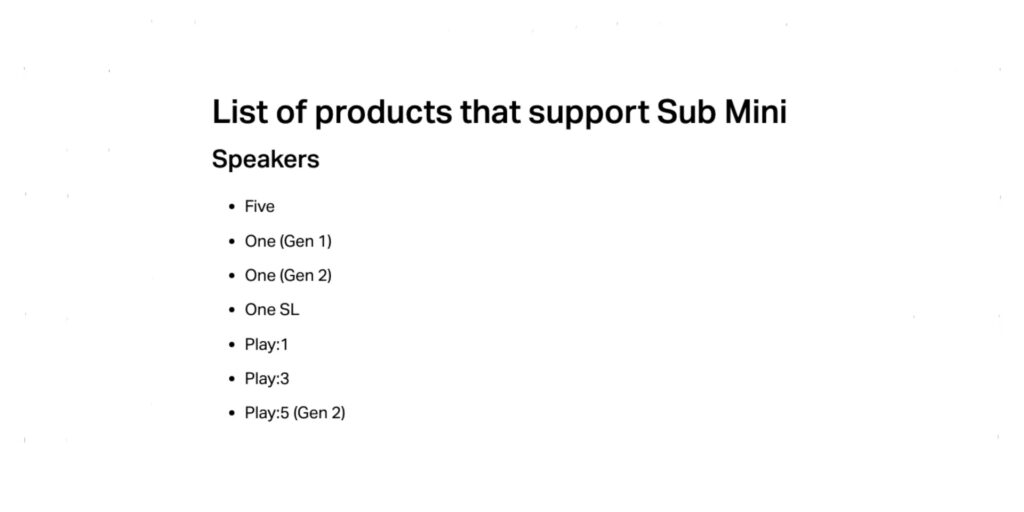 1.7 list of support
