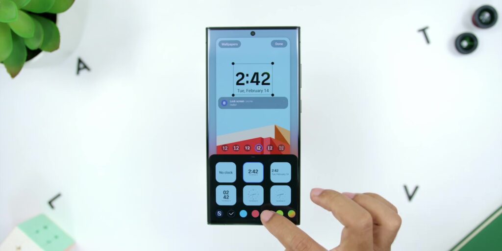 5.3 clock widget