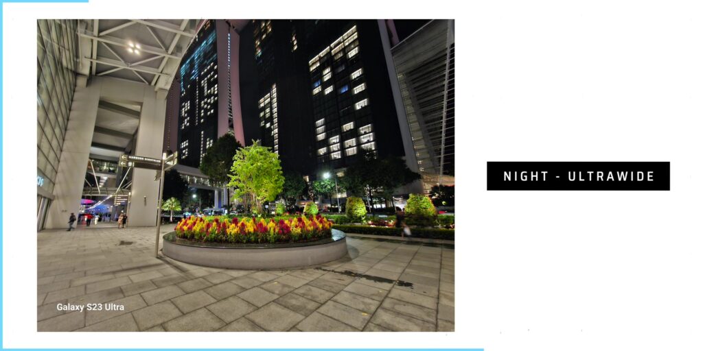 5.2 night ultrawide light in building