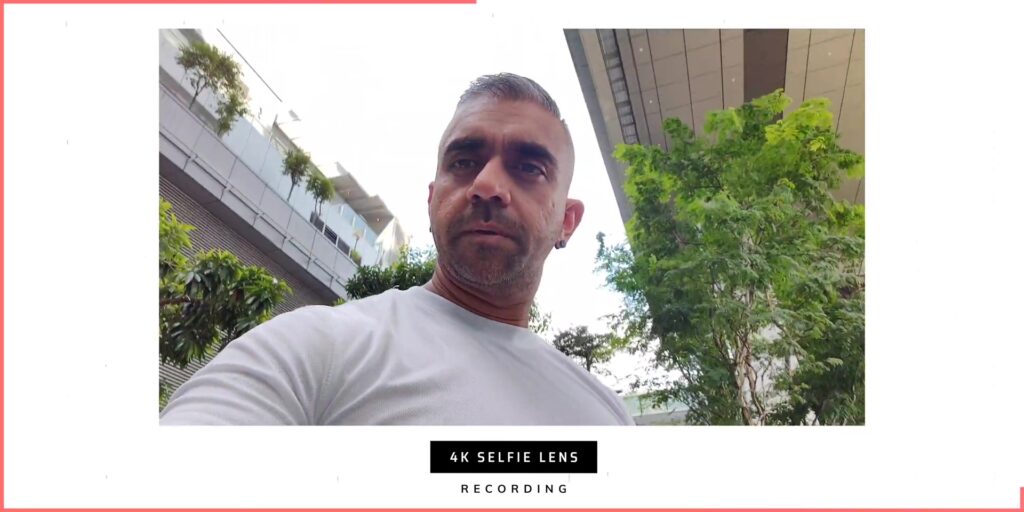 5.7 4K video selfie