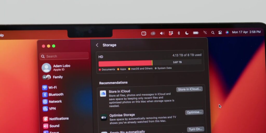5.6 8TB storage