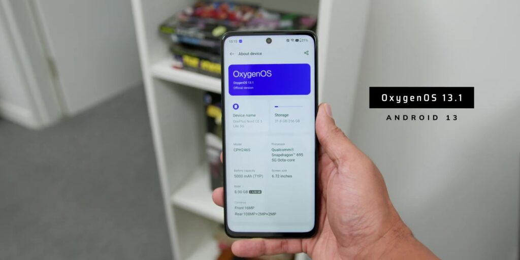 OnePlus Nord CE 3 Lite 5G: The CORE Essentials Smartphone! 35 7.1 oxygenOS