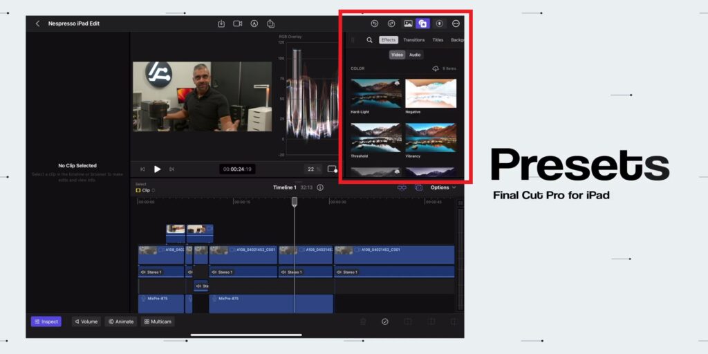3.3 top right presets