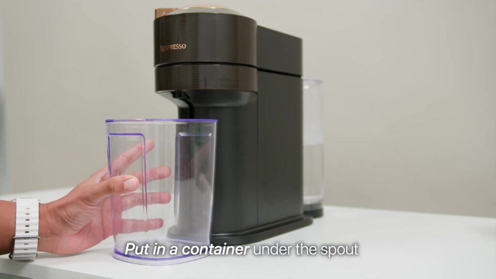 Coffeeholic Approved! Why the Nespresso Vertuo Next is a Must-Have for Coffee Enthusiasts ☕ 13 4.2 container under spout