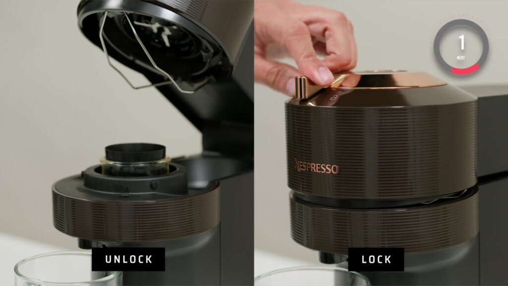 Coffeeholic Approved! Why the Nespresso Vertuo Next is a Must-Have for Coffee Enthusiasts ☕ 8 2.8 lock and unlock