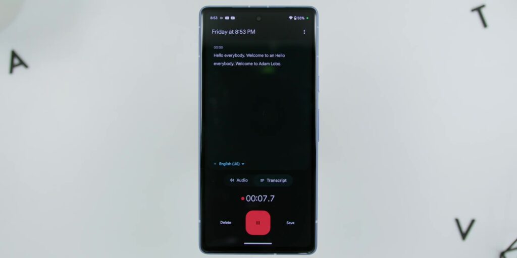 4.2 live transcribe