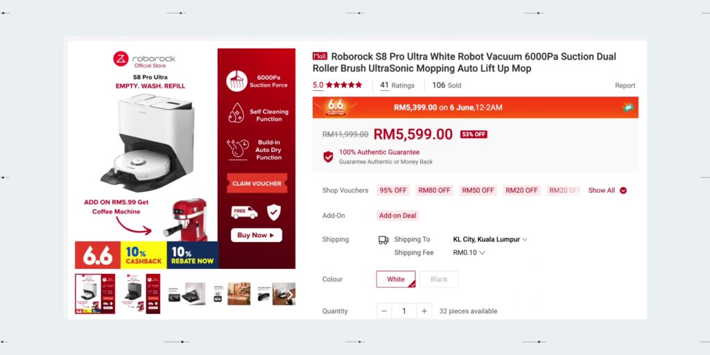 Roborock S8 Pro Ultra: 5 Reasons WHY This Vacuum Will Blow Your Mind! 25 6.2 shopee store
