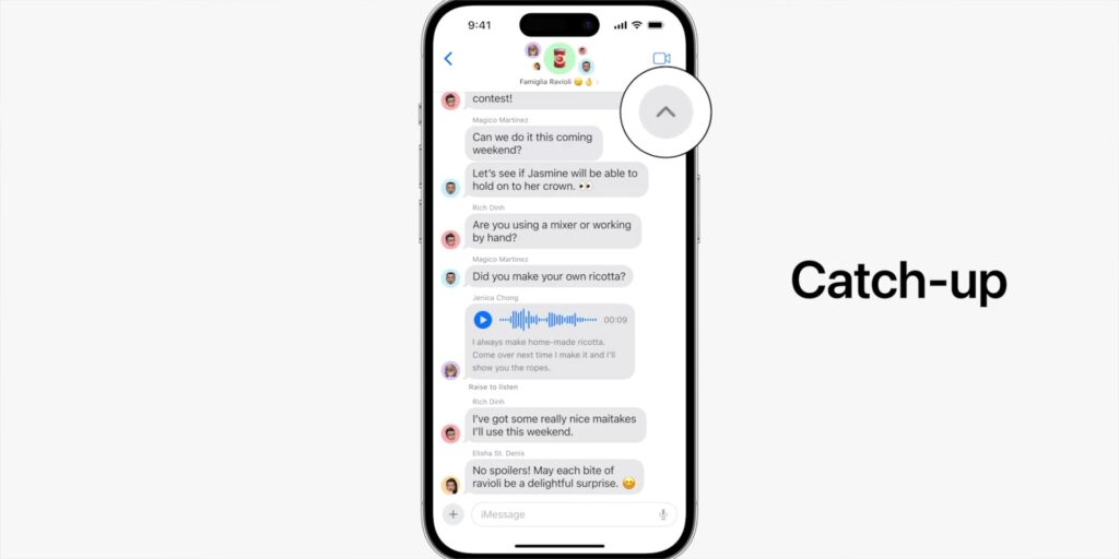 Apple’s GAME-CHANGING Announcements: All You NEED to Know During WWDC 2023! 14 3.1 message catch up