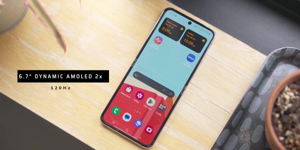 2.5 unfolded screen
