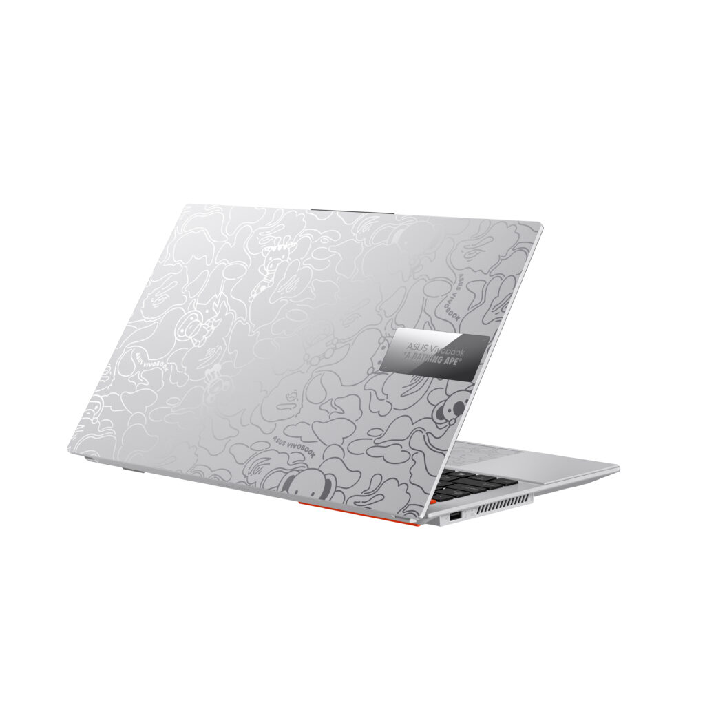 Vivobook S 15 OLED BAPE Edition Blue Camo Bundle with Silver Laptop