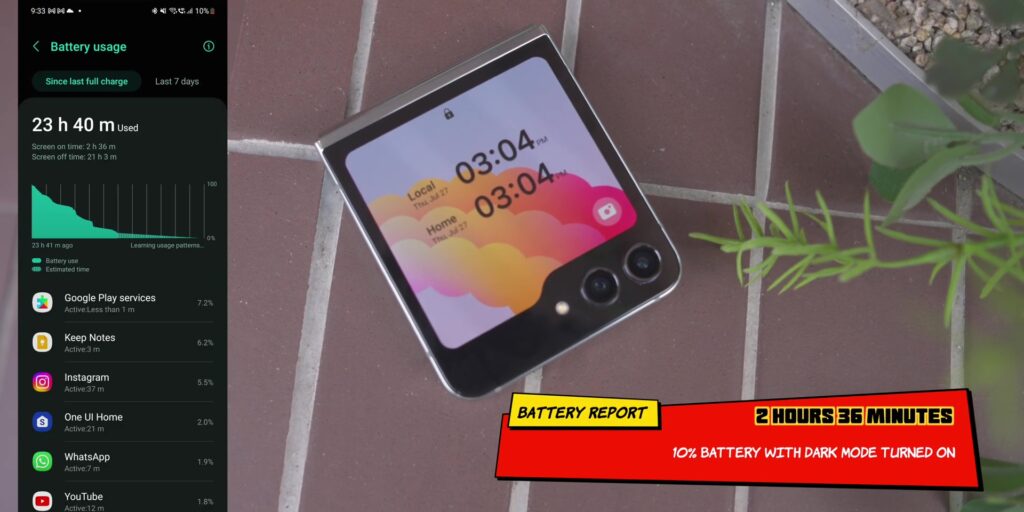 Samsung Galaxy Z Flip5: Flex Window’s HUGE Upgrade! | In-depth Review 47 7.1 battery 1