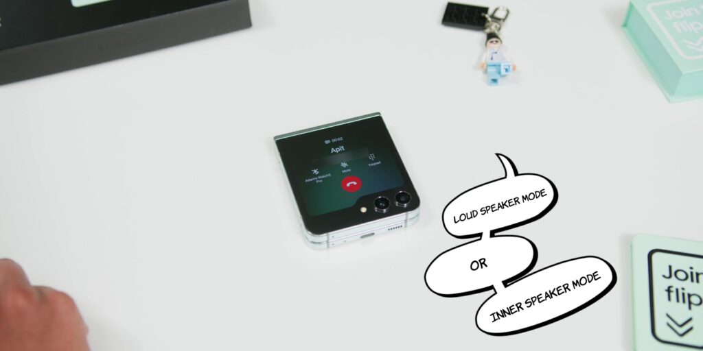 Samsung Galaxy Z Flip5: Flex Window’s HUGE Upgrade! | In-depth Review 17 3.1 loudspeaker mode