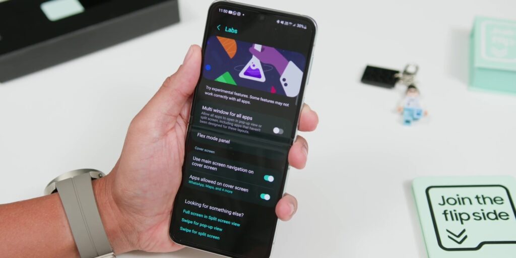 Samsung Galaxy Z Flip5: Flex Window’s HUGE Upgrade! | In-depth Review 7 1.4 toggle on two