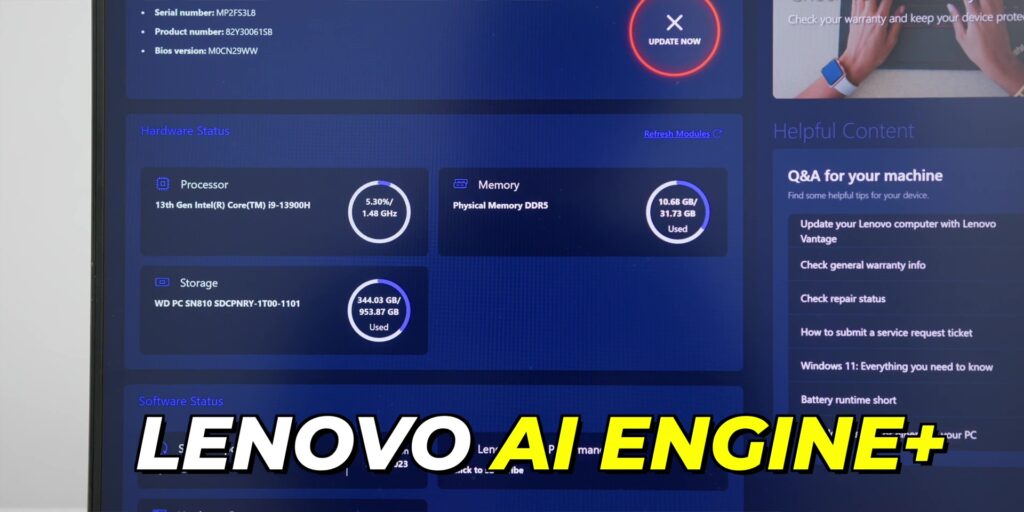 Lenovo Legion Slim 7i: Thin But Still Powerful! ⚡ 18 3.3 ai engine plus