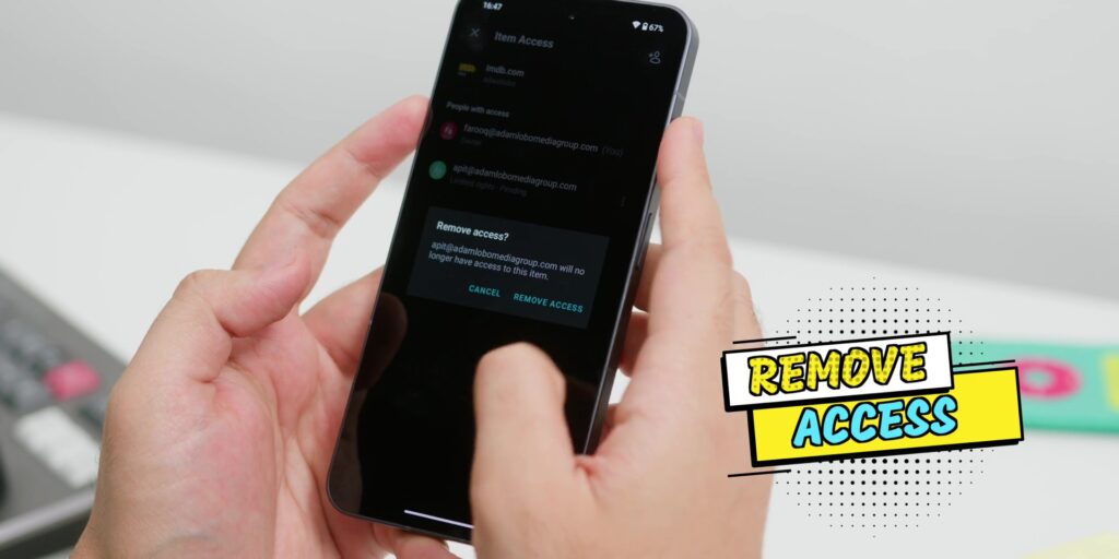 9.5 remove access