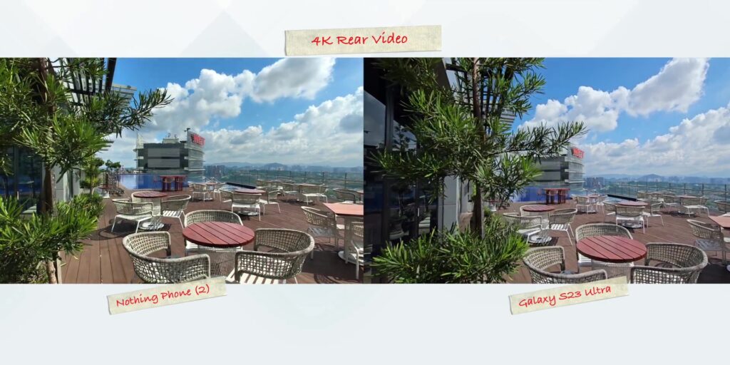 7.3 4k rear video vs S23 ultra