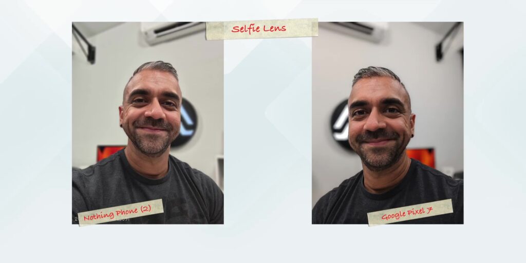 6.5 selfie vs pixel 7