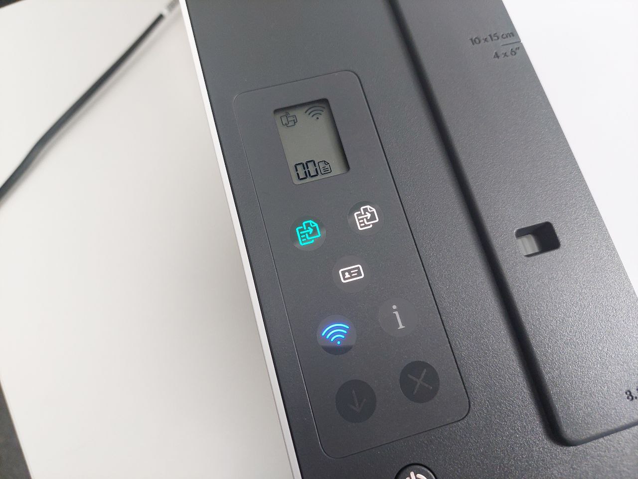 HP Smart Tank 580 All in One Printer interface