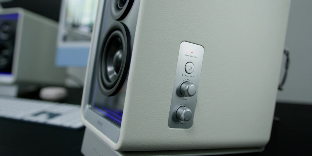 Edifier QR65: This Aesthetic RGB Speaker Will Elevate Your Desk Setup! 11 2.8 side buttons