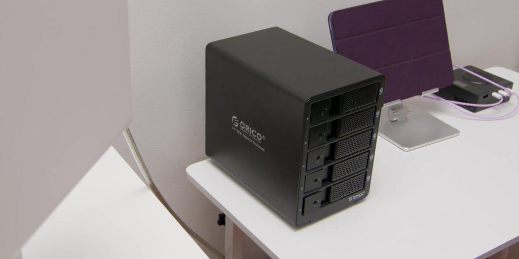 2024 Ultimate Triple-Monitor Productivity, Double Workstation Desk Setup 🖥️ 20 3.2 storage drive