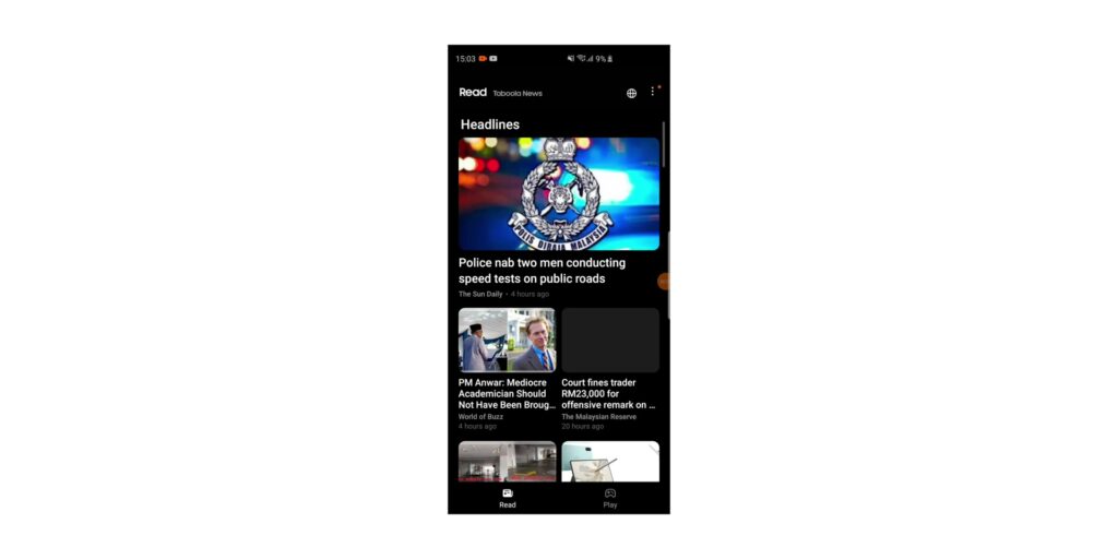 9.6 bixby home screen