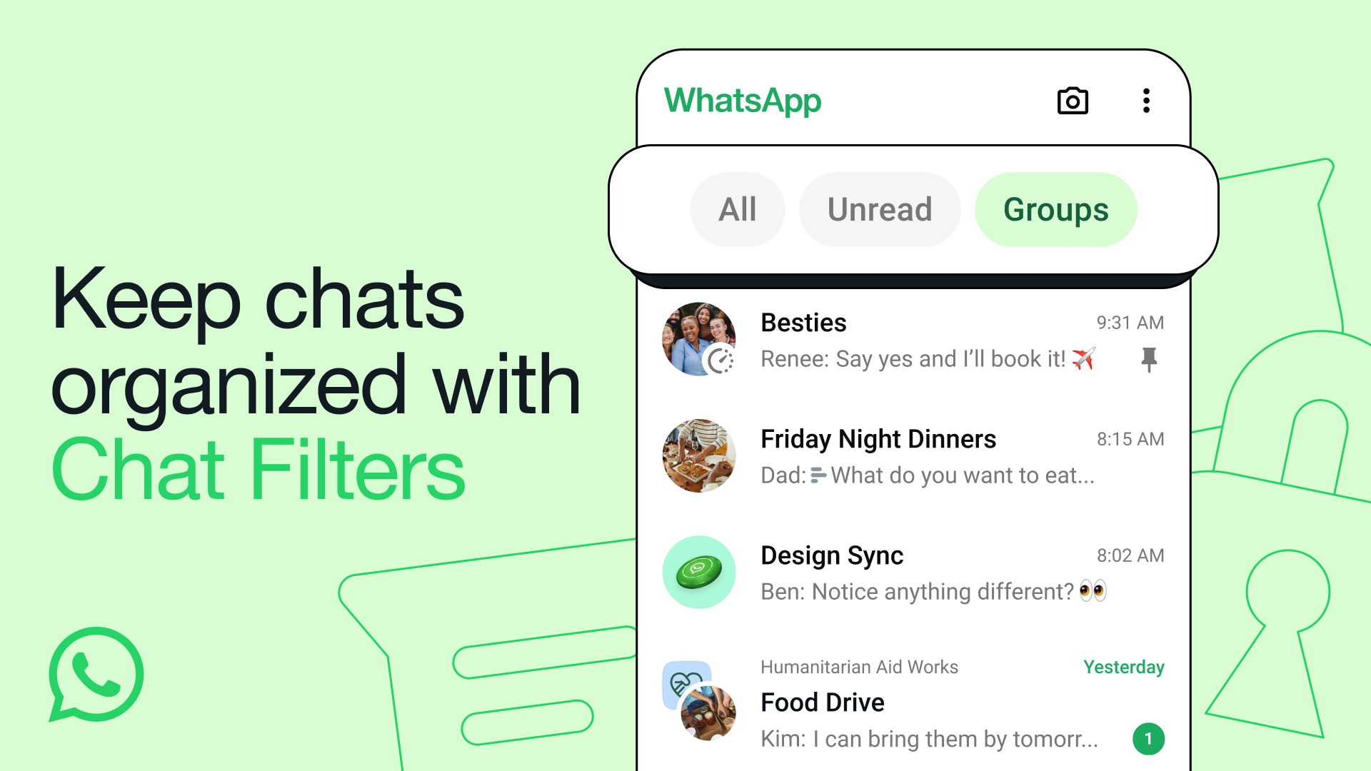 WhatsApp Introduces New Chat Filters: Now It's Easier To Find Messages 1 WhatsApp Chat Filters