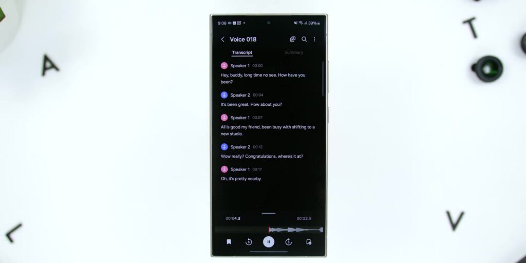 6.1 transcribe 2 speakers
