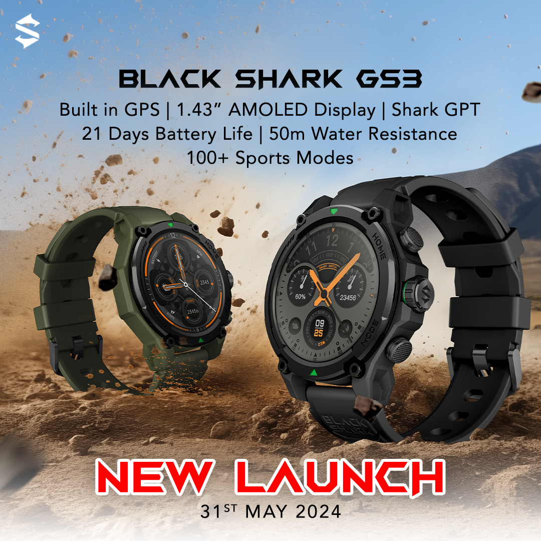 Black Shark Unveils Two New Smartwatches: GS3 for the Adventurous and GT3 Neo for Everyday Fitness 1 Black Shark GS3