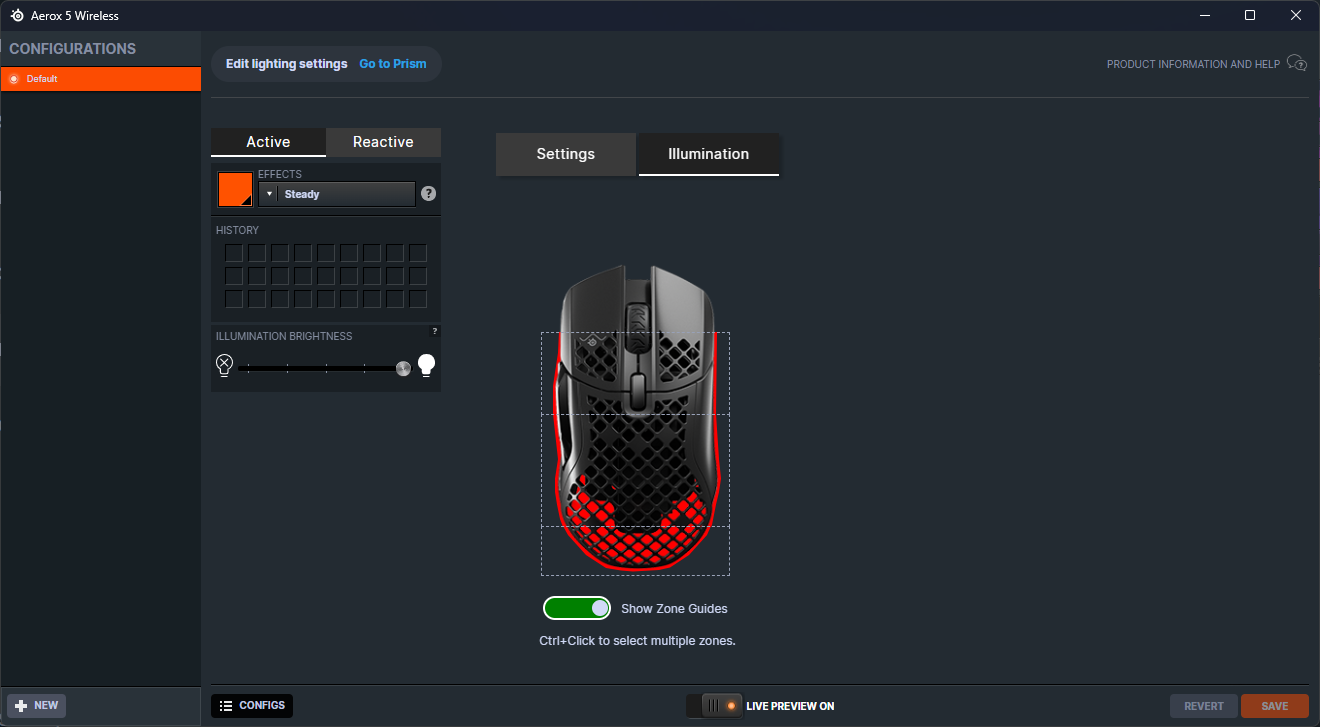 SteelSeries Aerox 5 Wireless Mouse Review: A Featherweight Contender with Caveats 7 SteelSeries GG SteelSeries Aerox 5 Wireless 2