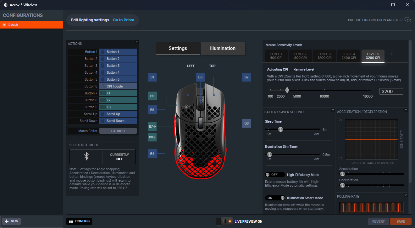 SteelSeries Aerox 5 Wireless Mouse Review: A Featherweight Contender with Caveats 6 SteelSeries GG SteelSeries Aerox 5 Wireless 1