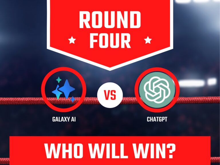 Samsung Galaxy AI vs ChatGPT round four