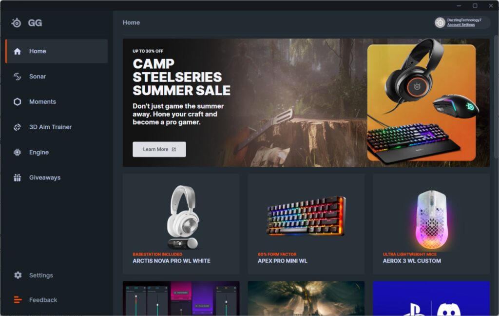 SteelSeries GG 1