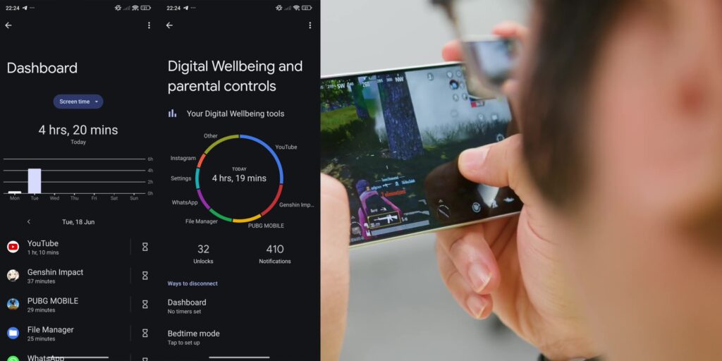 8.2 screen on time