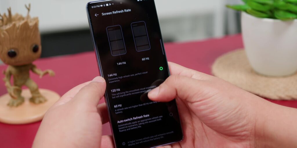 4.4 refresh rate settings