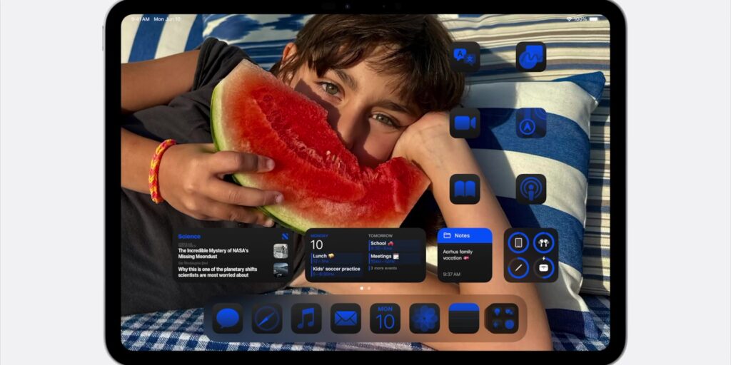 Apple WWDC 2024 Event: What A Surprise!! 😱 24 4.1 ipad home screen
