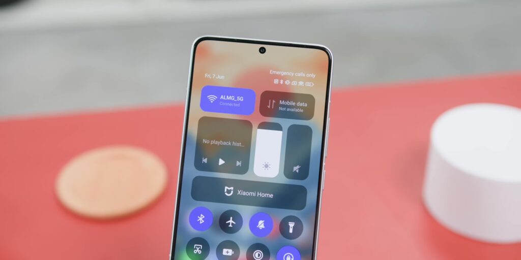 7.4 control center