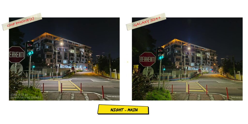 EXTREME Comparison! CMF Phone 1 ($199) vs Samsung Galaxy S24 Plus ($1,000) 23 4.2 night main lamppost