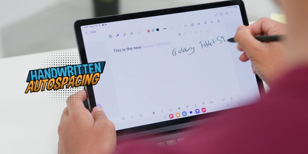 5.5 handwritten autospacing