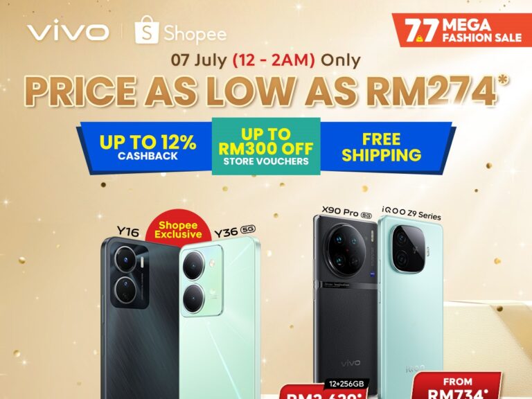 Shopee 7.7 Crazy Deals vivo Malaysia cover