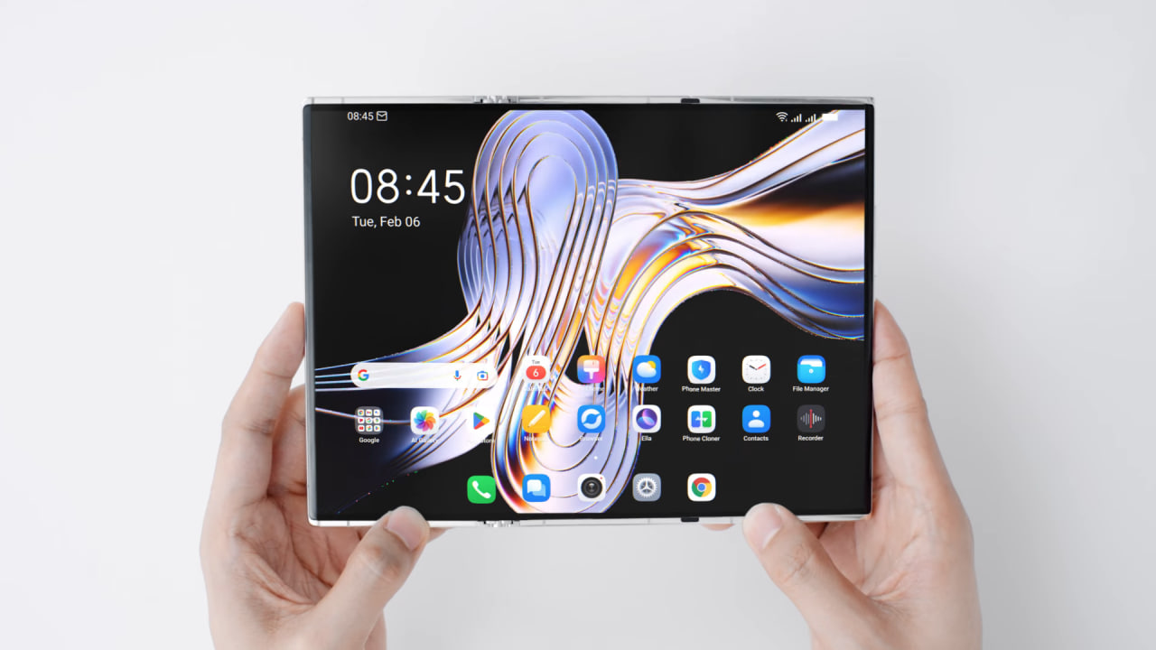 TECNO Unveils New Phantom Ultimate 2 Tri-Fold Display Phone 2 TECNO Phantom Ultimate 2 b