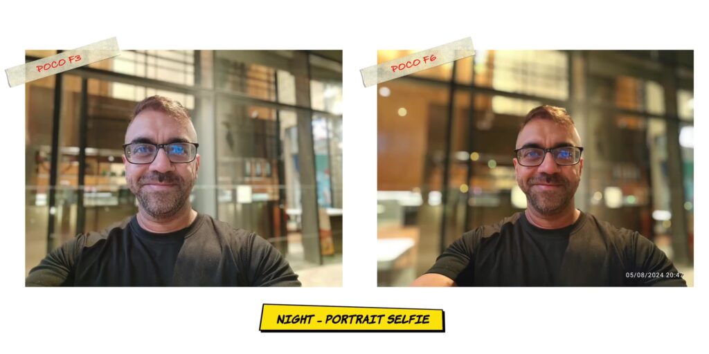 POCO F3 vs POCO F6: The King 👑 FINALLY Lost? 😳 47 7.4 night PRT selfie