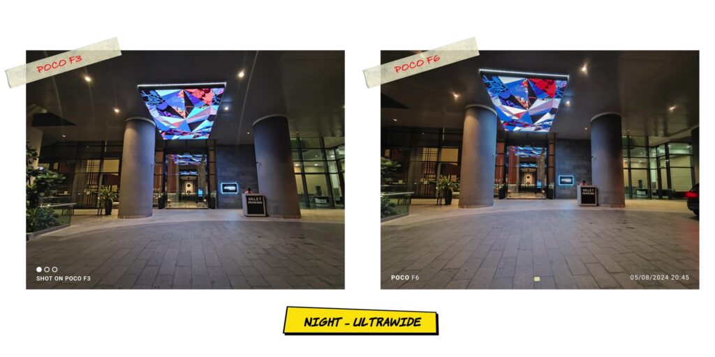 POCO F3 vs POCO F6: The King 👑 FINALLY Lost? 😳 34 6.2 night UW two ceiling light