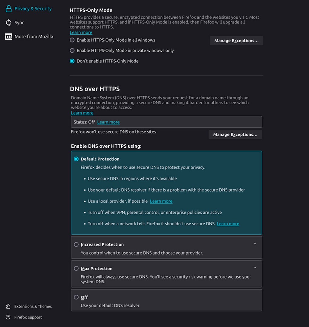 Maxis and TIME Seems to Have Implemented Transparent DNS Proxy to Block Websites 2 Firefox DNS Settings