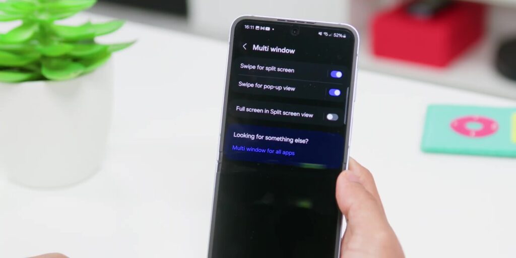 Leveling Up The Samsung Galaxy Z Flip6! 💯 31 6.1 toggle multi window