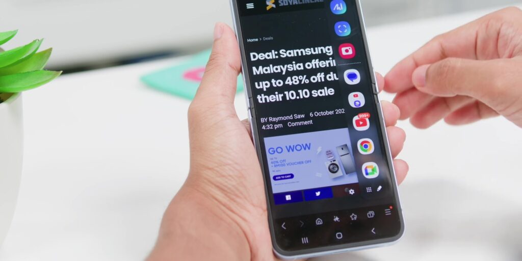 Leveling Up The Samsung Galaxy Z Flip6! 💯 29 5.1 edge panel