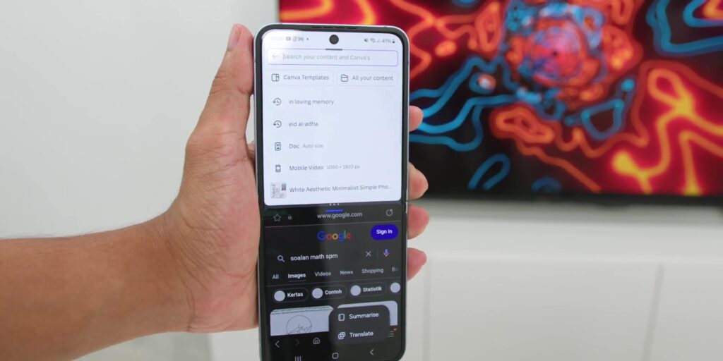 Leveling Up The Samsung Galaxy Z Flip6! 💯 14 2.5 split screen mode