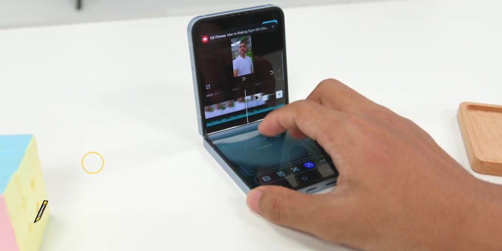 Leveling Up The Samsung Galaxy Z Flip6! 💯 12 2.3 capcut w trackpad