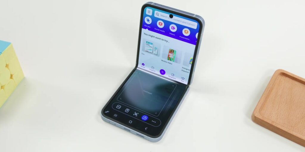 Leveling Up The Samsung Galaxy Z Flip6! 💯 11 2.2 canva w trackpad