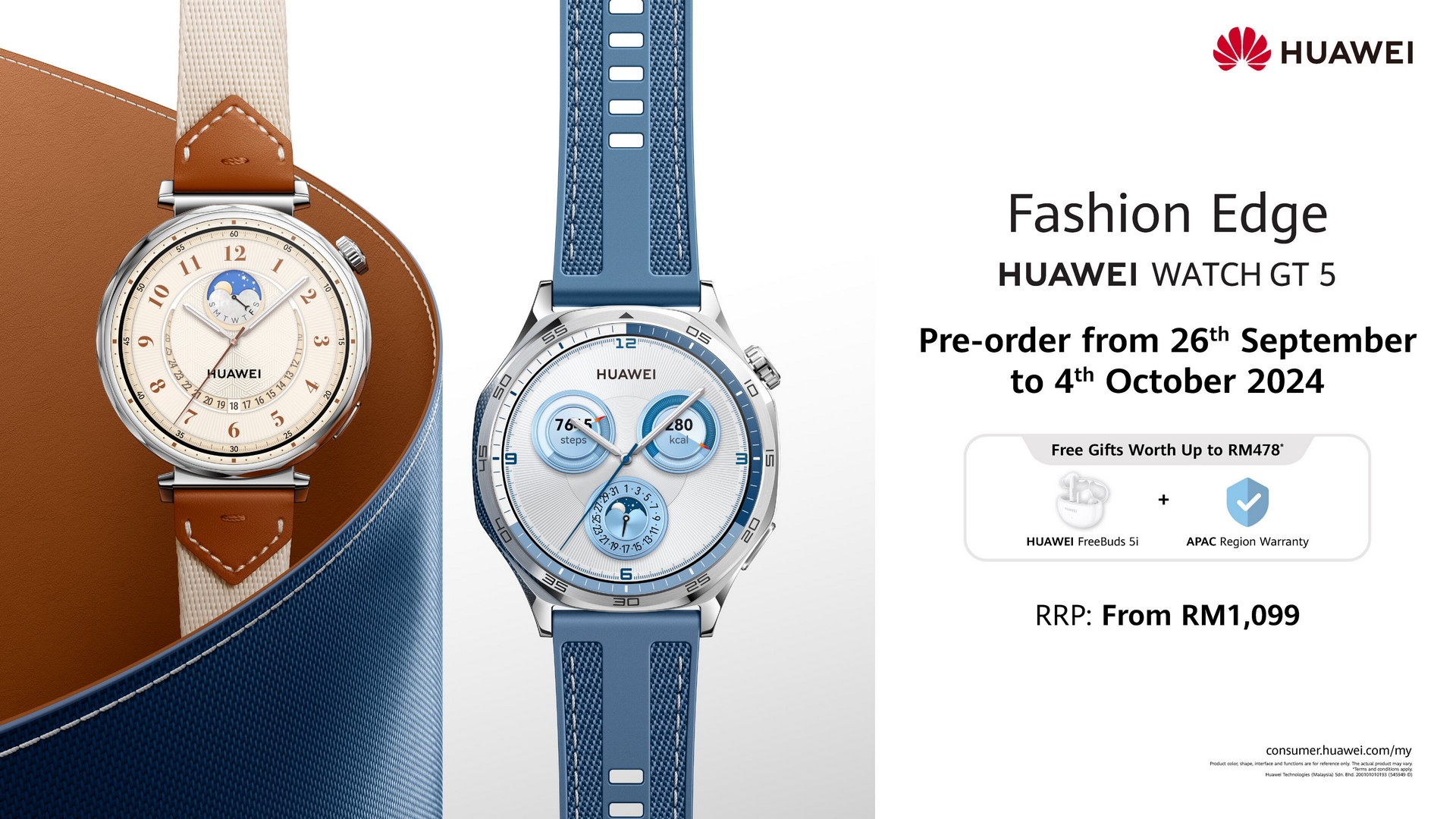 HUAWEI WATCH GT 5 Series and HUAWEI WATCH Ultimate Now Available in Malaysia 3 HAUWEI WATCH GT 5